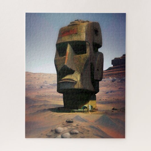 Moai of Mars Wombott Collector Legpuzzel (Verticaal)
