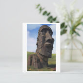 Moai on the Molehill Briefkaart (Staand voorkant)