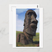 Moai on the Molehill Briefkaart (Voorkant / Achterkant)