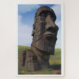 Moai op de Molehill Legpuzzel