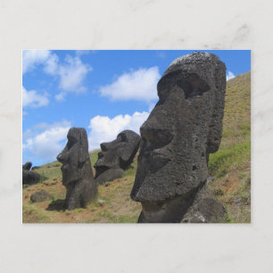 Moai op Paaseiland Briefkaart