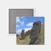 Moai op Rano Raraku, Paaseiland Magneet (Voorkant / Achterkant)
