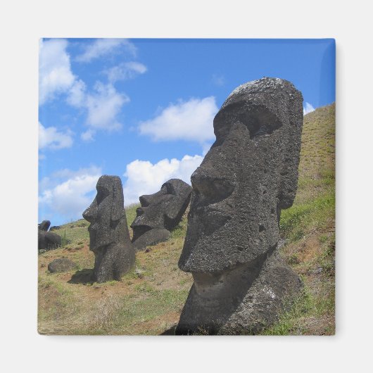 Moai op Rano Raraku, Paaseiland Magneet (Voorkant)