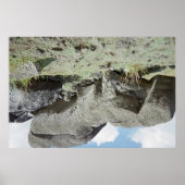 Moai Pit in de lucht Poster (Voorkant)