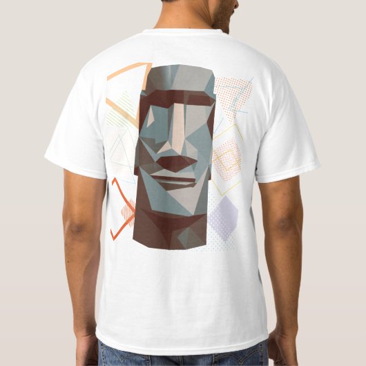 MOAI SKATEBOARD T-SHIRT (Achterkant)