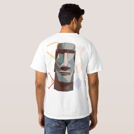 MOAI SKATEBOARD T-SHIRT (Achterkant volledig)