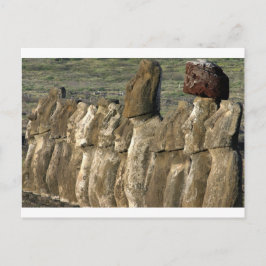 Moai standbeelden Rapa Nui (Paaseiland) Briefkaart