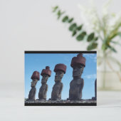 Moai Statues Briefkaart (Staand voorkant)