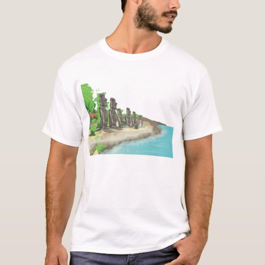 moai t-shirt (Voorkant)