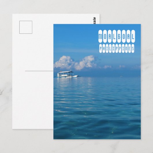 Moalboal Beach Briefkaart (Voorkant / Achterkant)