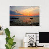 Moalboal Sunset Poster (Thuiskantoor)