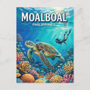 Moalboal Turtle Reef Filipijnen Briefkaart