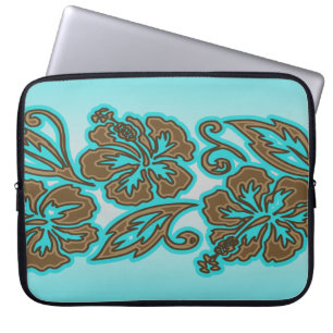 Moana Hibiscus Hawaiian Neopree Wetsuit Laptop Sleeve