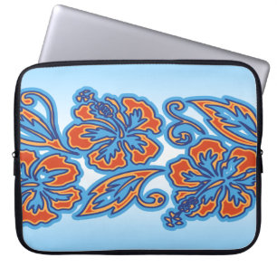 Moana Hibiscus Hawaiian Neopree Wetsuit Laptop Sleeve