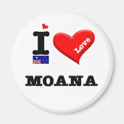 MOANA - Ik hou van Magneet (Voorkant)