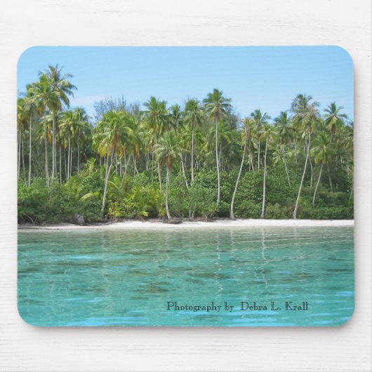 Moana Lagoon over Moorea Mousepad Muismat (Voorkant)