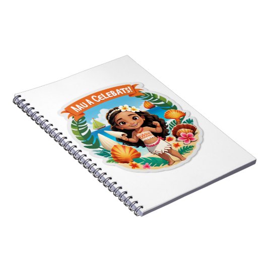 Moana’s Island Birthday Vibes! Notitieboek (Rechterzijde)