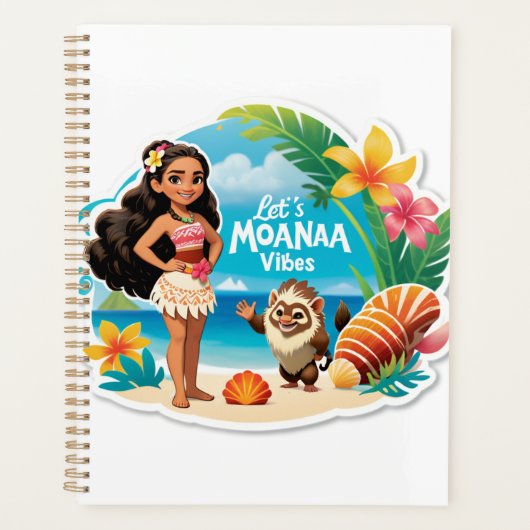 Moana’s Island Birthday Vibes! Planner (Voorkant)
