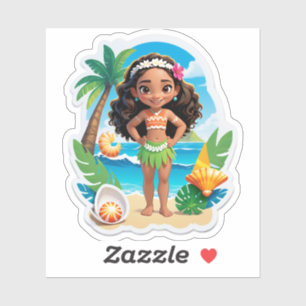 Moana's Eiland Verjaardagsvibes! Sticker