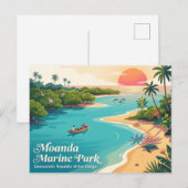 Moanda Marine Park Briefkaart (Voorkant / Achterkant)