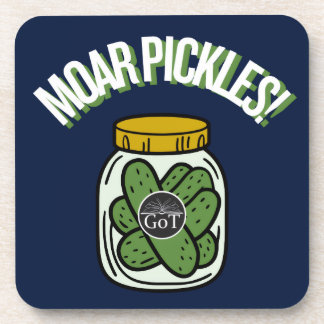 Moar Pickles! Beverage Coaster Bier Onderzetter