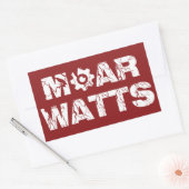 Moar Watts Rechthoekige Sticker (Envelop)
