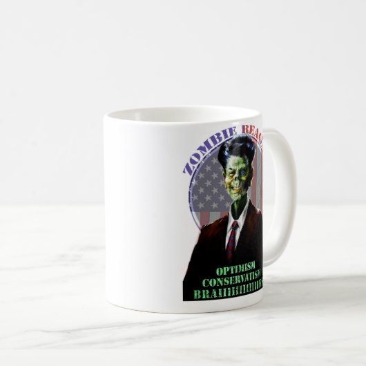 Moar Zombie Reagan! Koffiemok (Voorkant rechts)