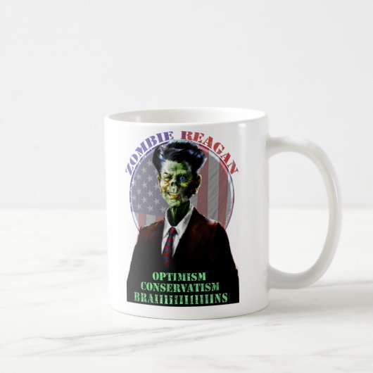 Moar Zombie Reagan! Koffiemok (Rechts)