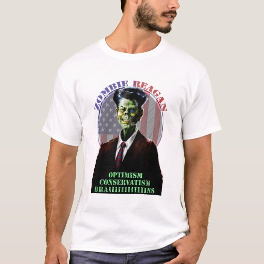 Moar Zombie Reagan! T-shirt (Voorkant)
