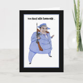 Mob Boss Murder Mystery Invitation Kaart (Voorkant)