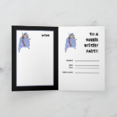 Mob Boss Murder Mystery Invitation Kaart (Binnen)