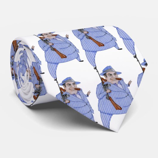 Mob Boss Stropdas (Opgerold)