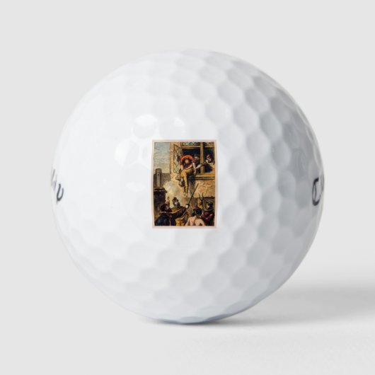 Mob Justice on Saint Bartholomew Day Massacre Golfballen (Voorkant)