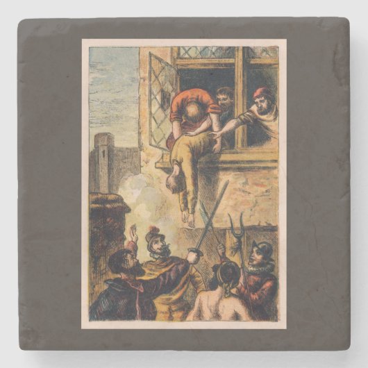 Mob Justice on Saint Bartholomew Day Massacre Stenen Onderzetter (Voorkant)