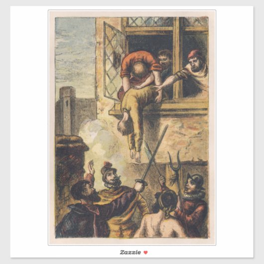 Mob Justice on Saint Bartholomew Day Massacre Sticker (Vel)