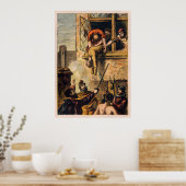 Mob Justice op de Bartholomeusnacht Poster (Keuken)