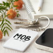 MOB-moeder van de boeien Minimale Moederdag Sleutelhanger (Voorkant Rechts)