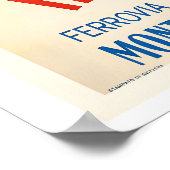 MOB Montreux Oberland Bernois Swiss Railway Poster (Hoek)