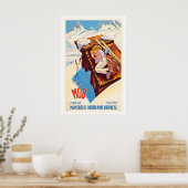 MOB Montreux Oberland Bernois Swiss Railway Poster (Keuken)