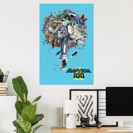 Mob Psycho 100 Seizoen 2 Poster (Thuiskantoor)