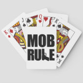Mob Rule Hand Pistool Speelkaarten (Achterkant)