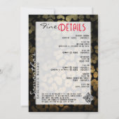 Mob Vrouw & Tequila Zwart Bach Vrijgezellenfeest Kaart (Achterkant)