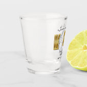 Mob Wife & Cocktails Zwarte Bach Bruidsfeestje Shot Glas (Links)