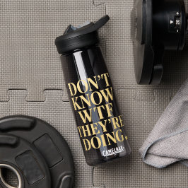 Mob Wife Energy: “Don’t Know WTF” Design Waterfles