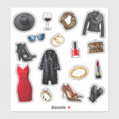 Mob Wife Esthetische Stickers | Journal Stickers (Vel)
