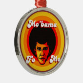 Mo'bama kerstversiering metalen ornament (Rechts)