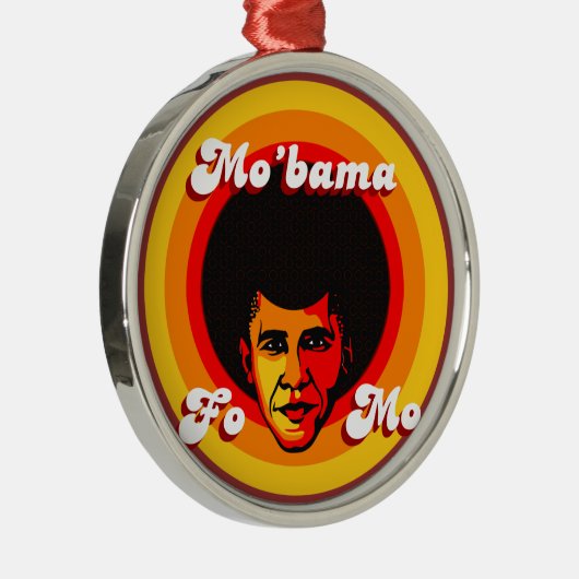 Mo'bama kerstversiering metalen ornament (Rechts)