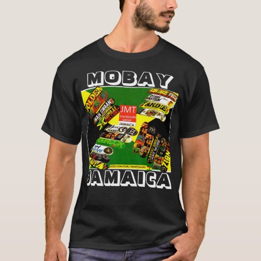 MOBAY JAMAICA Basic Donker T-shirt (Voorkant)
