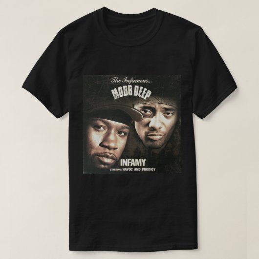 Mobb Deep Infamy LP Classic T-Shirt (Design voorkant)