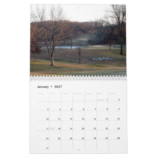 Moberly Country Club Kalender (Jan 2027)